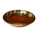 12-Inch Plain Gold-Plated Thampulam Thattu – Deep Base