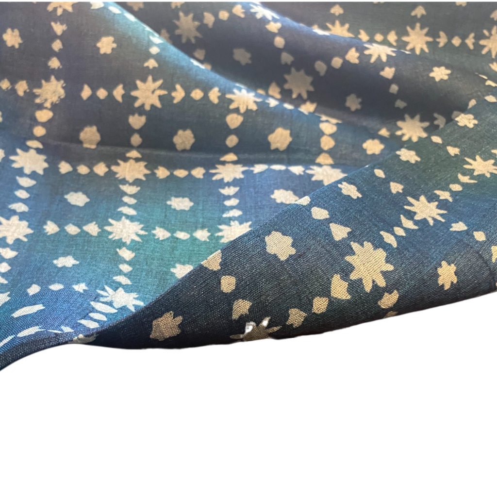 Authentic Tussar Silk Handblock Print Saree - A Timeless Classic