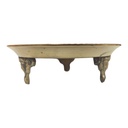 Small Mukali Stand – 4 Inch Diameter (Brass)