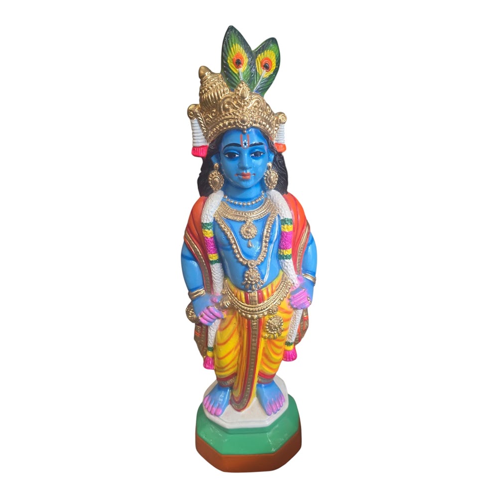 Golu Doll – Lord Krishna (22 Inch, Paper Mache for Navaratri Kolu) | Navaratri Golu Doll