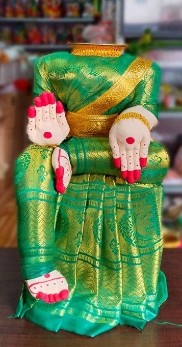 Varalakshmi Amman Body 8" | Traditional Idol