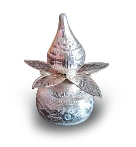 Germen Silver Mangal Kalash | Traditional Puja Accessory