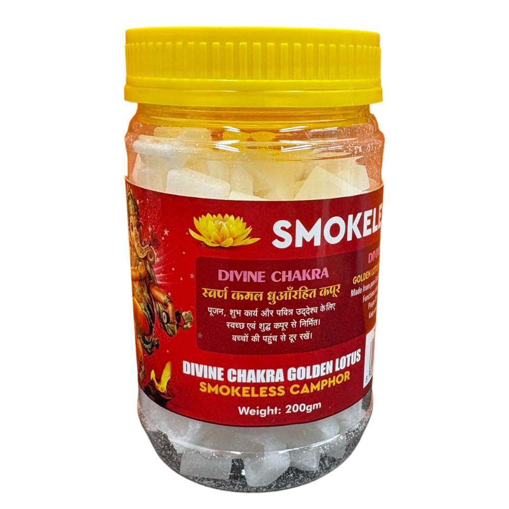 Smokeless Camphor – Premium Pure Camphor Tablets for Puja & Aromatic Use