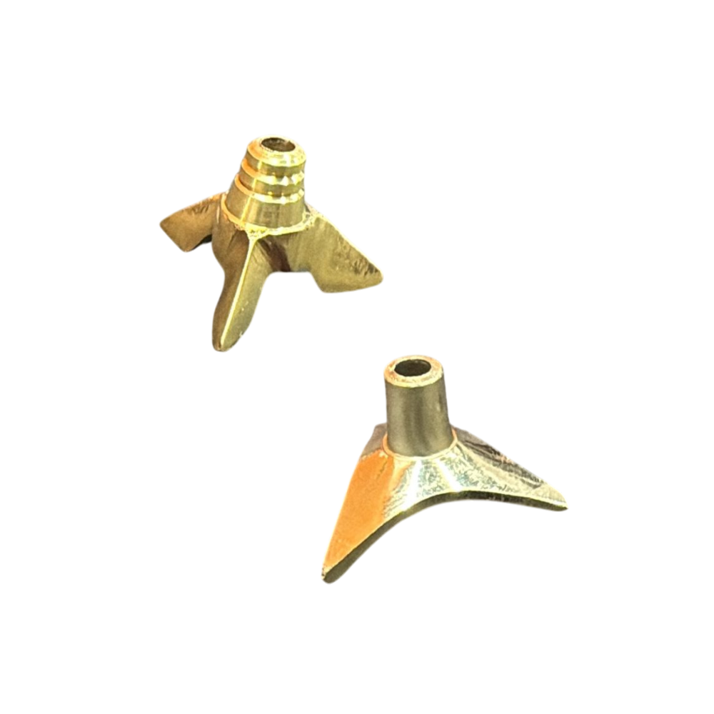 Brass Cotton Wick Holder – Traditional Deepam Accessory for Daily Puja | Traditional Puja Accessory