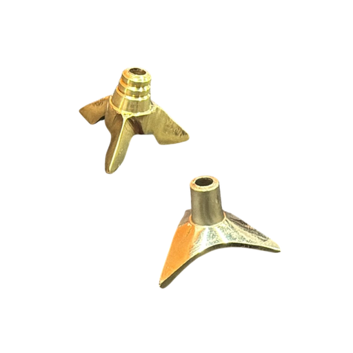 Brass Cotton Wick Holder – Traditional Deepam Accessory for Daily Puja | Traditional Puja Accessory