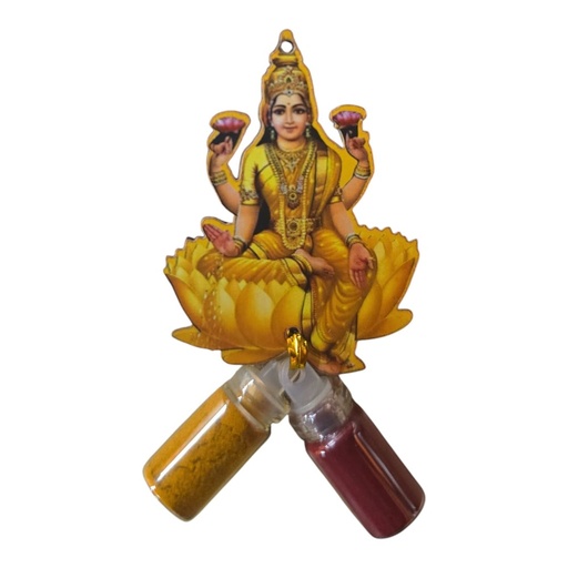 Return Gift - Haldi & Kumkum Set with MDF Goddess Images