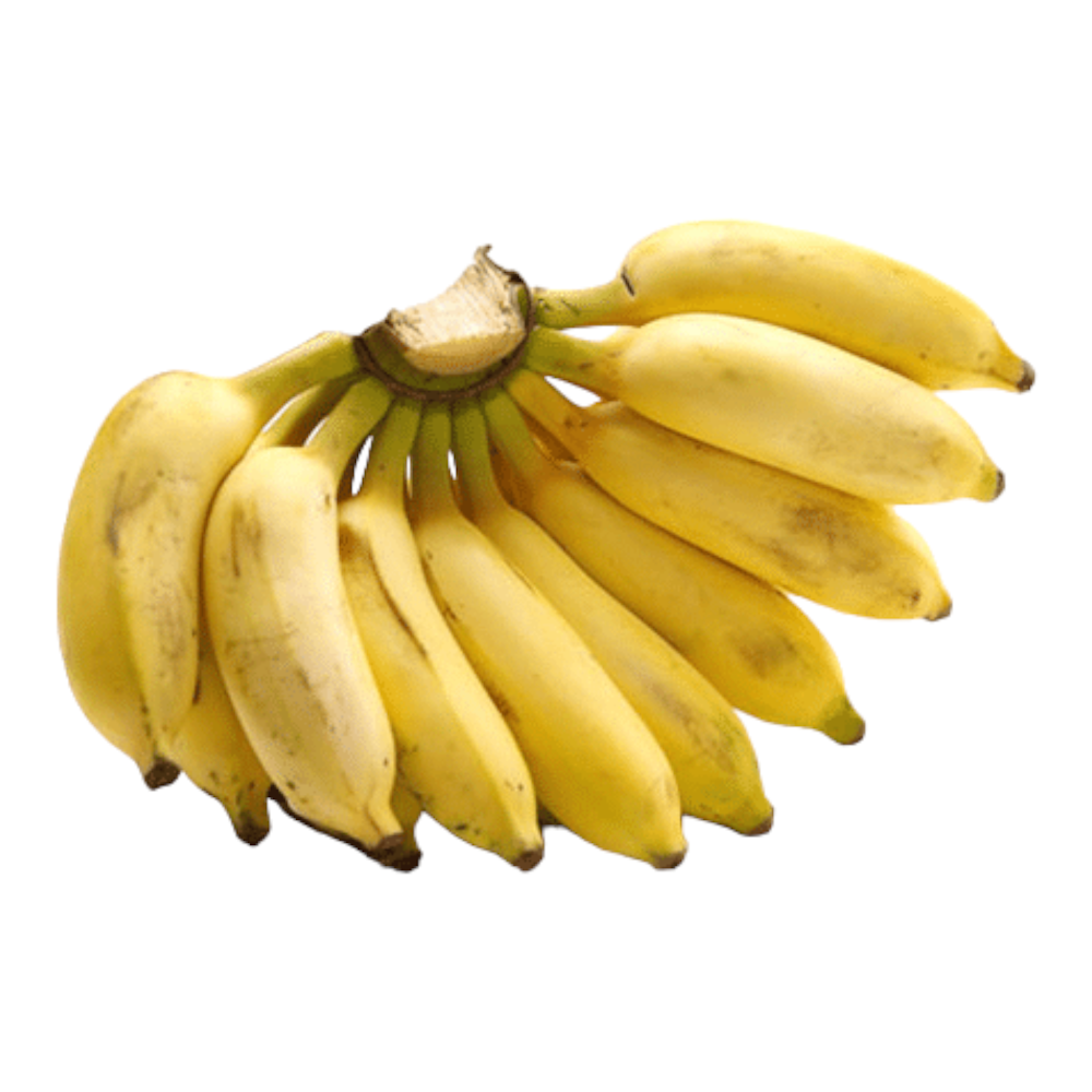 Fresh Poovan Banana (Puvan valai, Puvalu arati, Puvan) – 4 Each