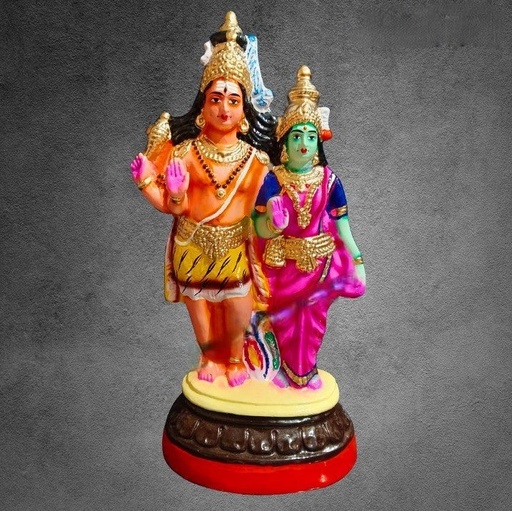 Sivan Parvathi 16 inch | Traditional Idol