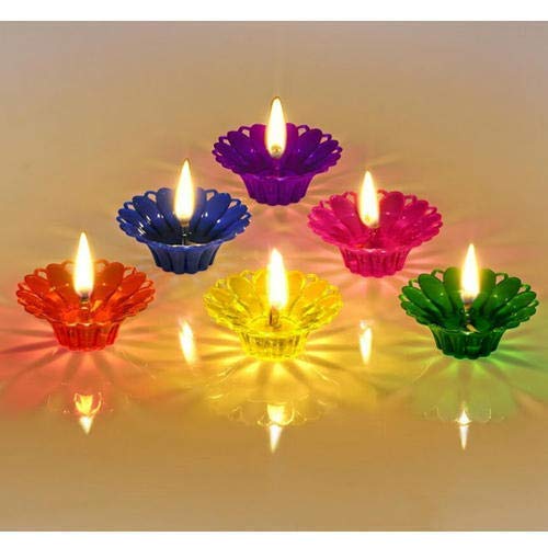 3D Reflection Diya | Traditional Puja Accessory
