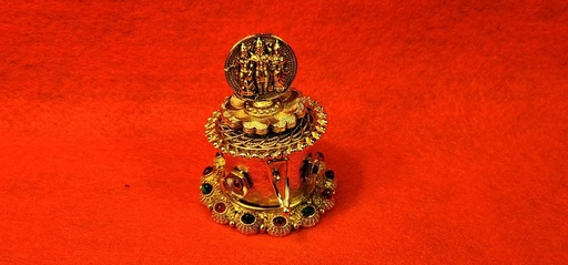 Ramar, Lakshman, Sita devi and Hanuman Saffron Box Designer Style | Traditional Idol
