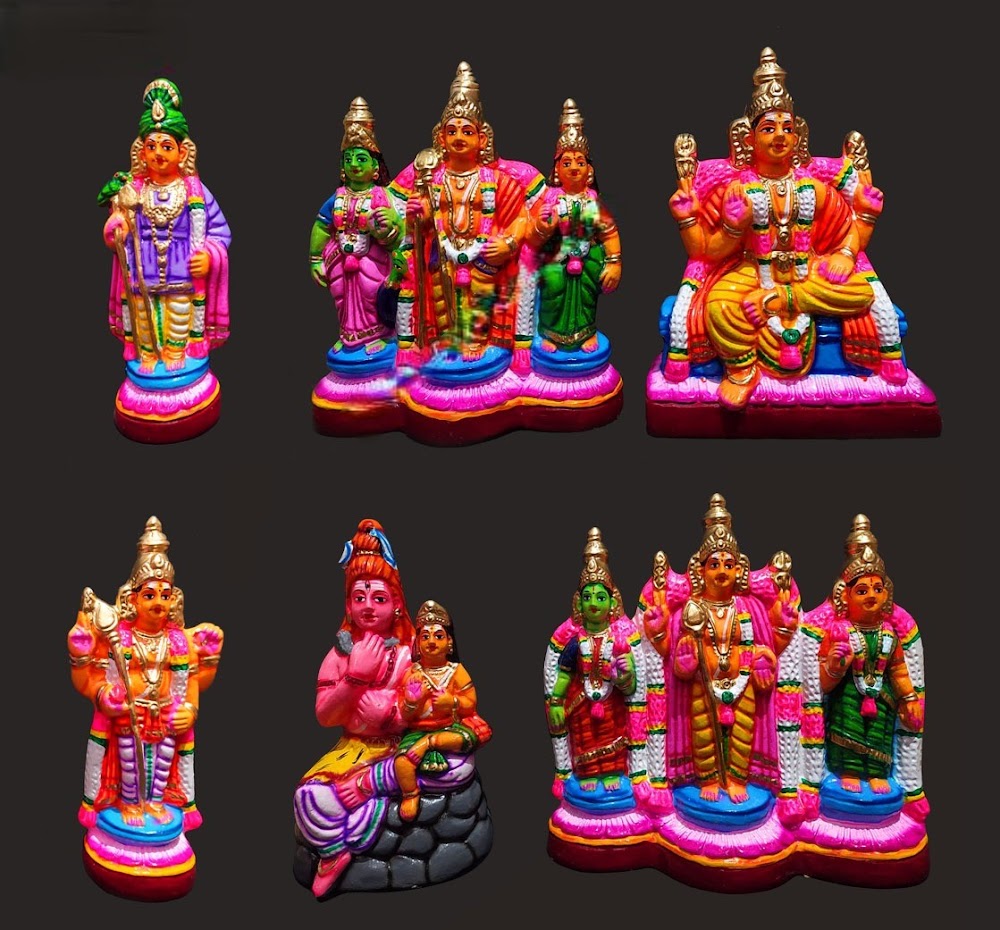Arupadai Murugan Set 10 Inch | Traditional Idol