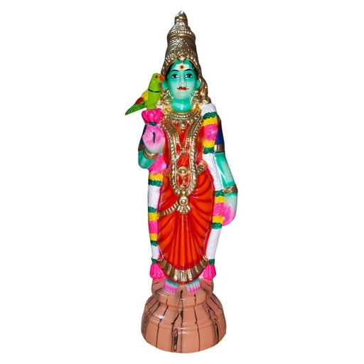 Meenakshi Amman 10 Inch | Traditional Idol