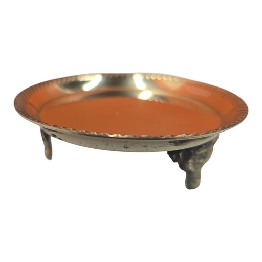 Small Mukali Stand - 4 Inch Diameter (Brass)
