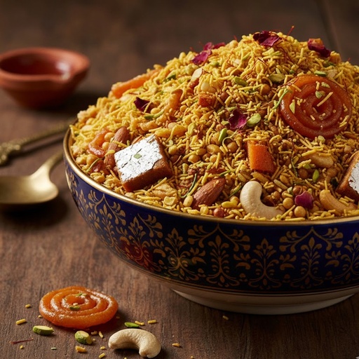South Indian Mixture - Homemade Crunchy Savory Snack