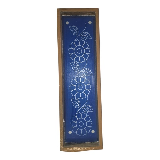 Kollam Stencil with Wooden Frame - Traditional Rangoli Pattern (2 Sizes)