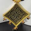 Chain Fancy Black Clustered Pearls gold color Pendant Party wear