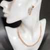 Necklaces Set Rose Rhodium Polish AD stones Fancy Style Party wear