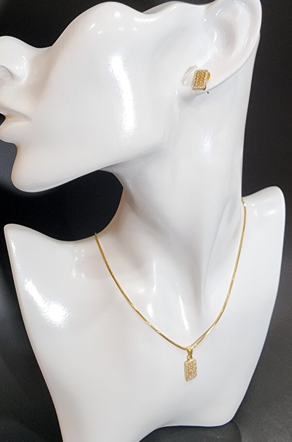 Necklaces Set High Gold Polish AD stones Fancy Style Party wear