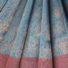 Enchanting Blue and Violet Soft Silk Saree - A Mesmerizing Combination