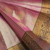 Romantic Pink and Green Tissue Soft Silk Saree - A Delicate Duo