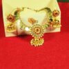 Necklaces Set Antique Coin Style High Gold Polish  Pendant and Jimikki