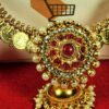 Necklaces Set Antique Coin Style High Gold Polish  Pendant and Jimikki