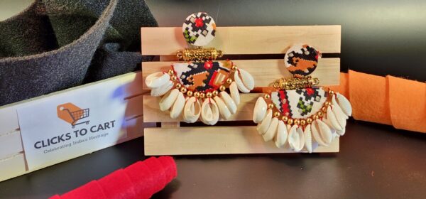 Studs Earrings Fabric Style Party wear Jimikki