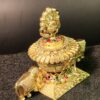 Lakshmi Devi Elephant Saffron Box Designer Style