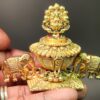Lakshmi Devi Elephant Saffron Box Designer Style