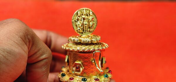 Ramar, Lakshman, Sita devi and Hanuman Saffron Box Designer Style