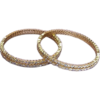 Bangles Fancy Style High Gold Polish AD Party wear set of 4