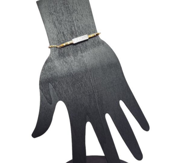 High Gold Polish AD stones Bracelet Fancy Style