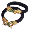 Black pearls Bangles Antique Style High Gold Polish Party wear