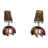 Terracotta Multi Color Jhumka