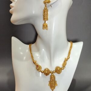 Necklaces Set Festival wear High Gold Polish Fancy Style Long Earrings