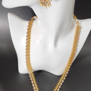 Necklaces Set traditional Style Lakshmi Pendant Earrings Festival wear