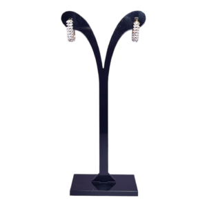 Studs Earrings High Gold Polish Fancy Style AD Stones