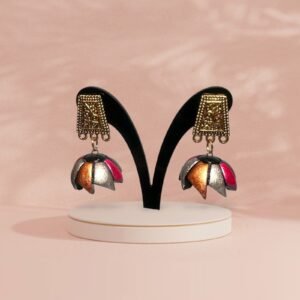 Terracotta Multi Color Jhumka